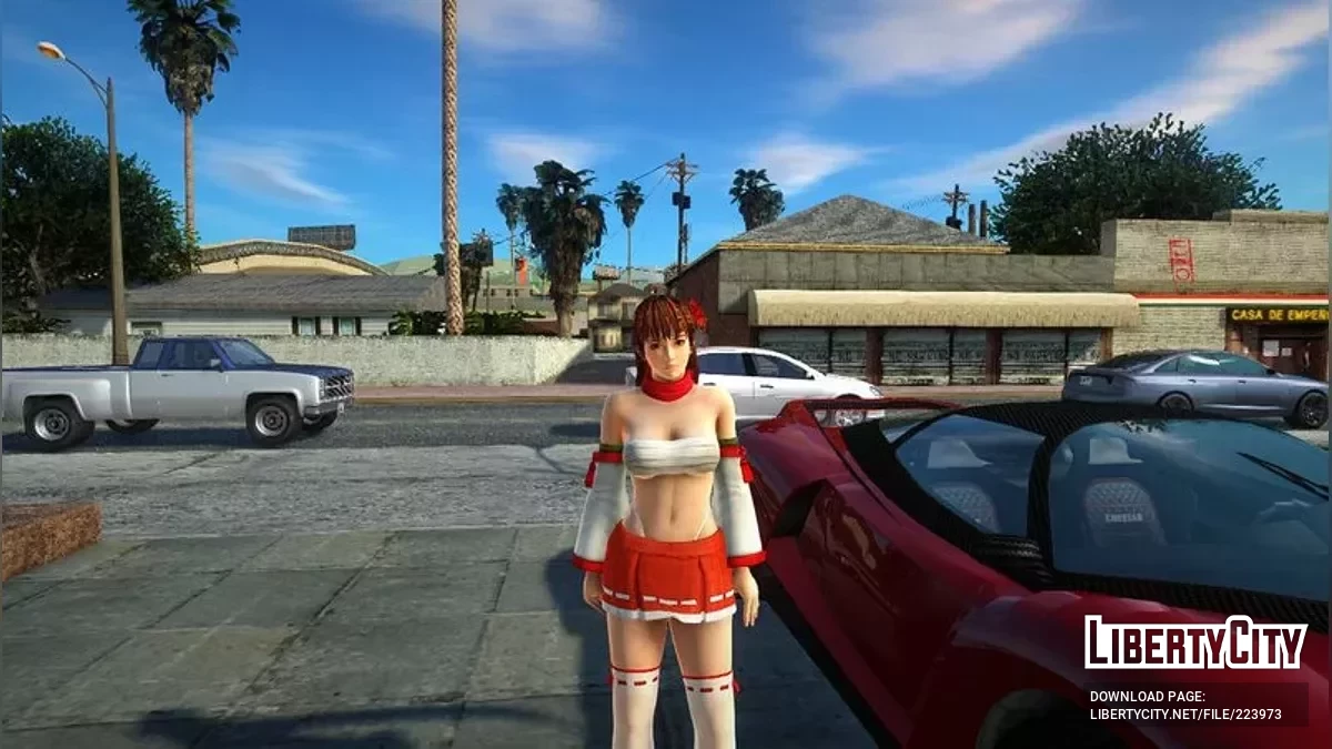 Касуми из Dead or Alive 5 Last Round / GTA San Andreas