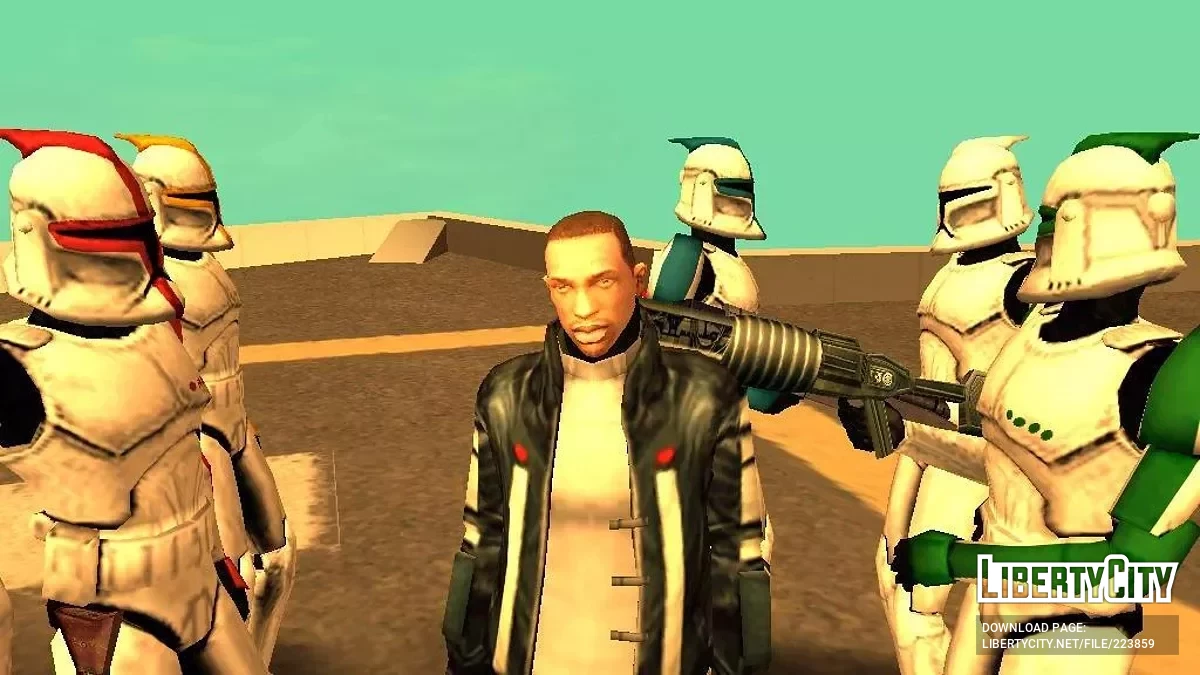 Клоны из Star Wars: The Clone Wars / GTA San Andreas