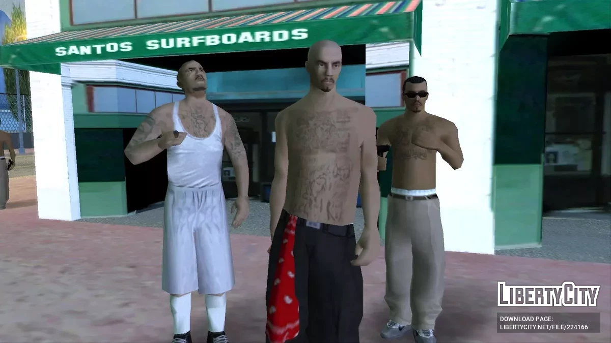 Сборник скинов бандитов-латиносов / GTA San Andreas