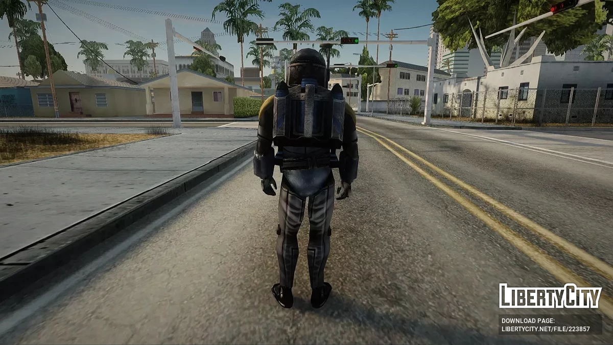 Мандалорец из Star Wars / GTA San Andreas