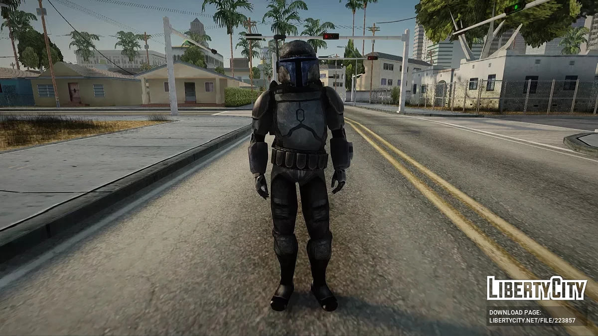 Мандалорец из Star Wars / GTA San Andreas