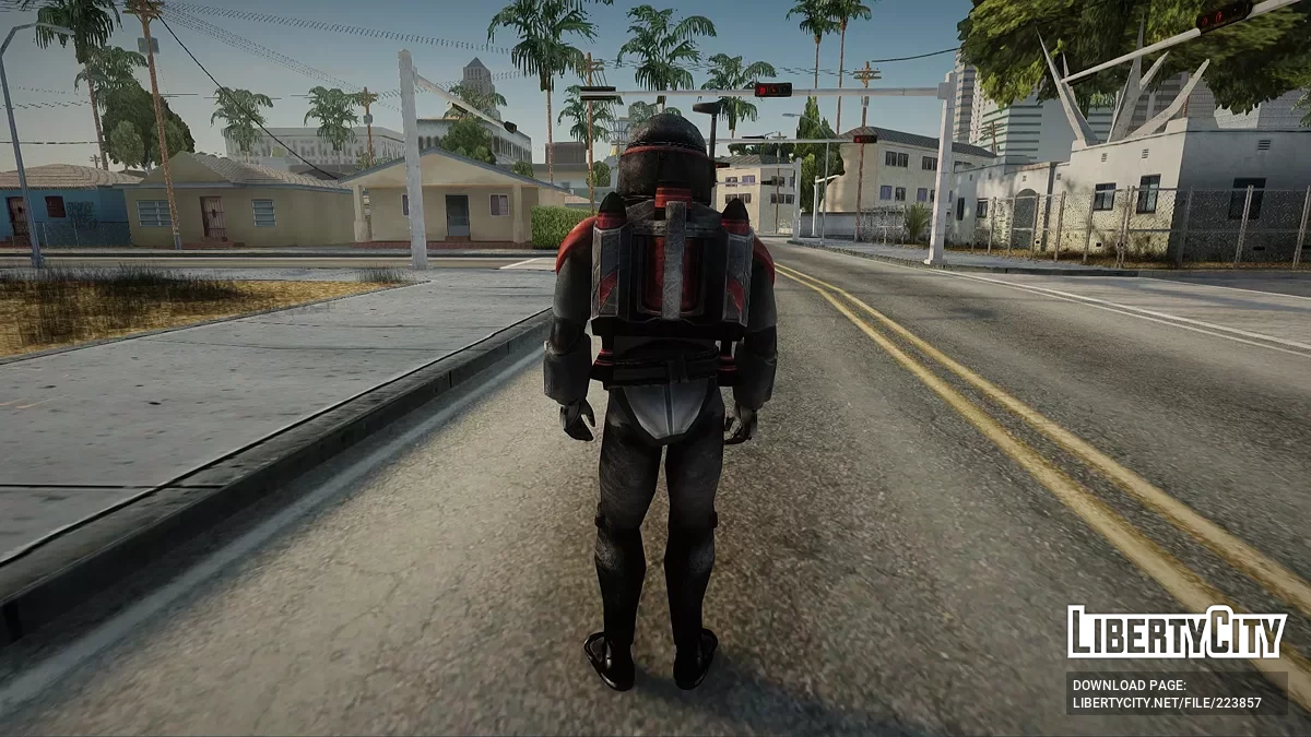 Мандалорец из Star Wars / GTA San Andreas