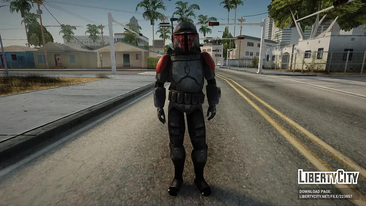 Мандалорец из Star Wars / GTA San Andreas