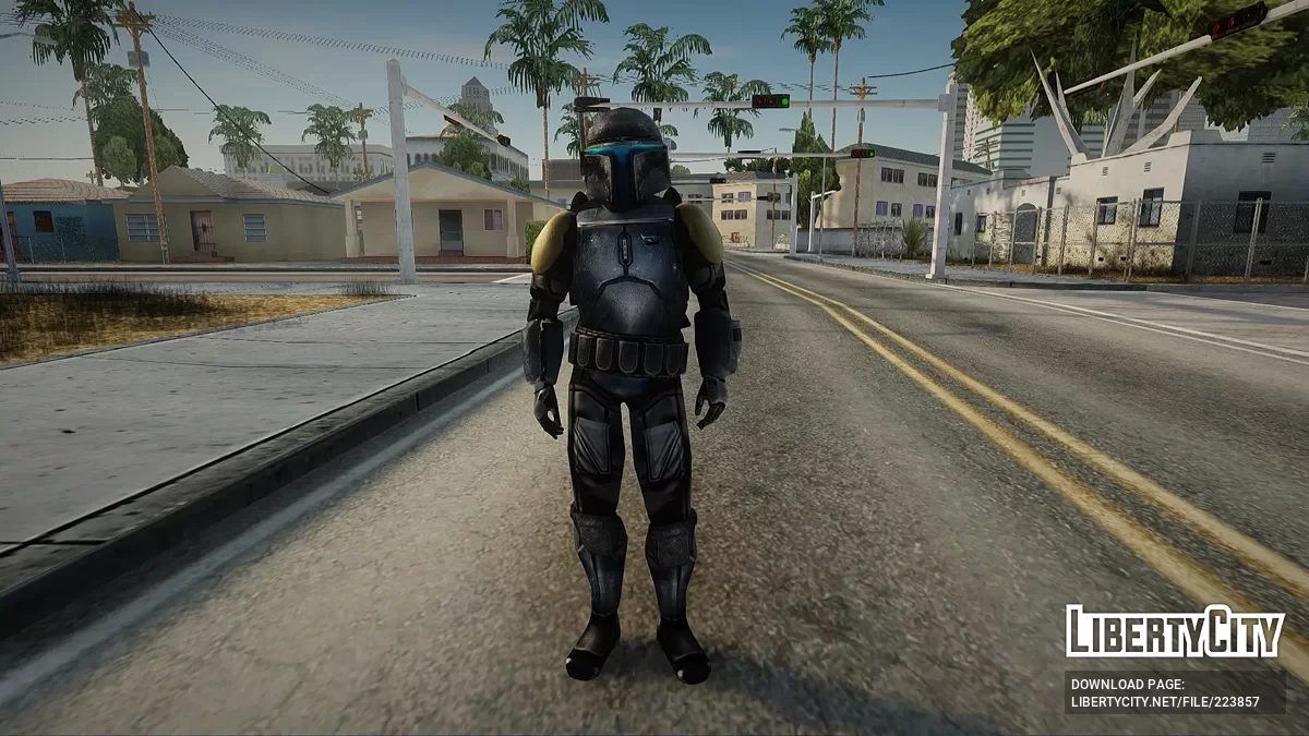 Мандалорец из Star Wars / GTA San Andreas