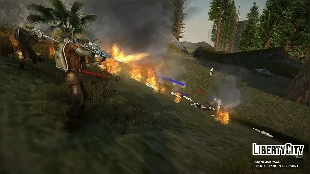 Повстанческие солдаты из Star Wars / GTA San Andreas