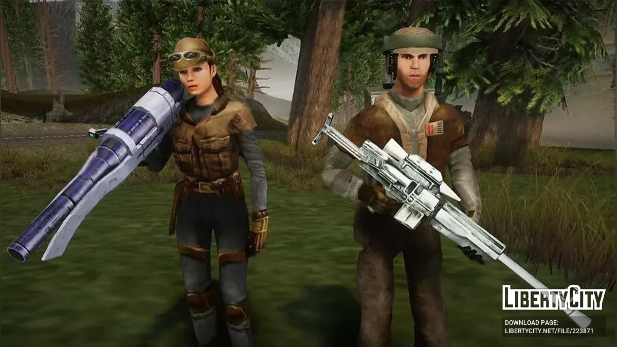 Повстанческие солдаты из Star Wars / GTA San Andreas