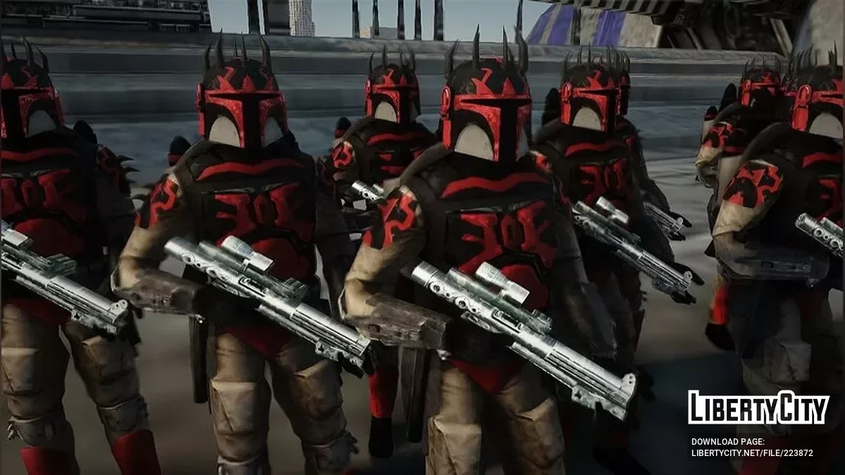 Саваж Опресс и Дарт Мол из Star Wars / GTA San Andreas