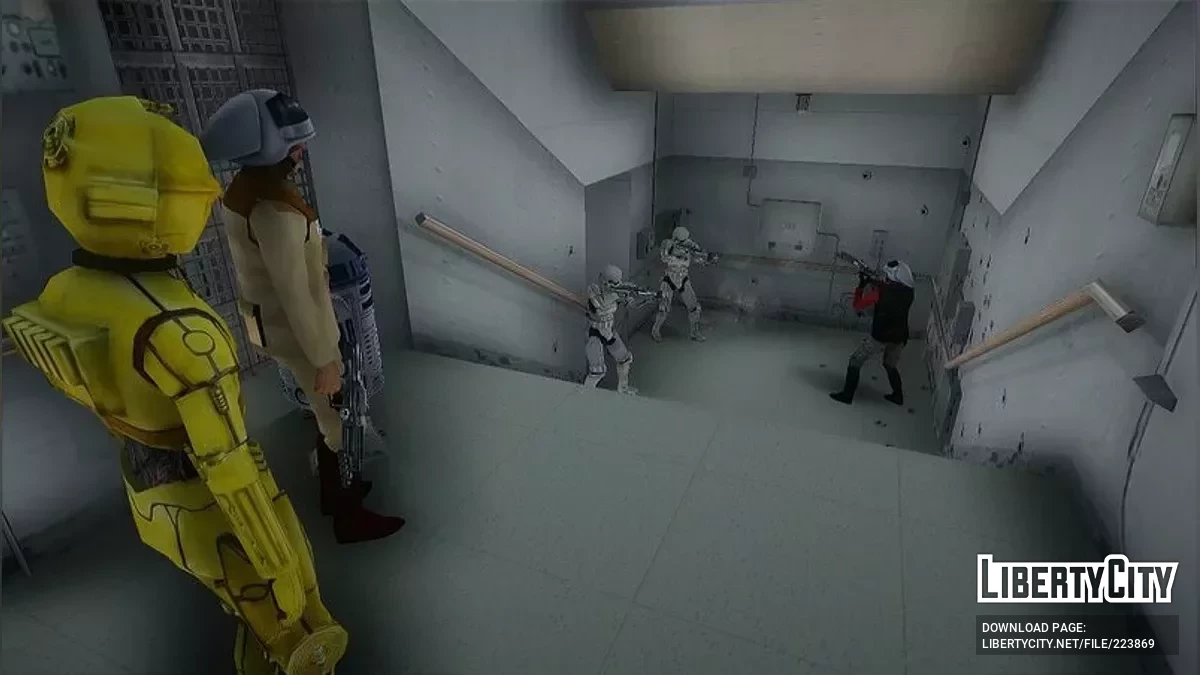 Скины повстанческих солдат из Star Wars / GTA San Andreas