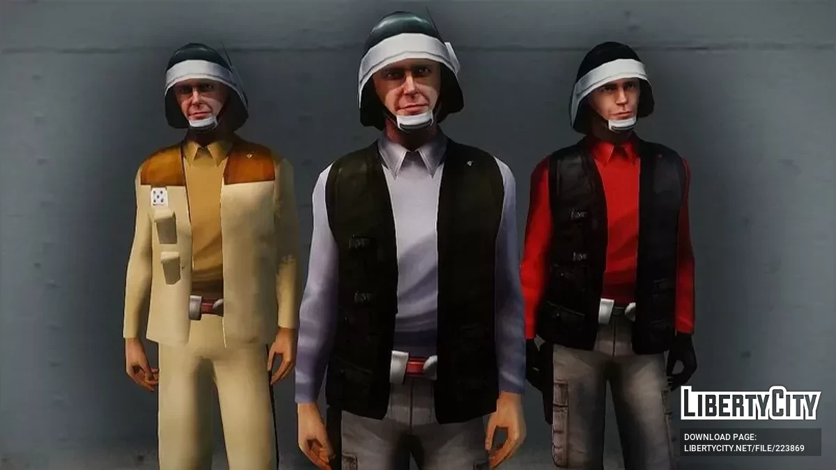Скины повстанческих солдат из Star Wars / GTA San Andreas