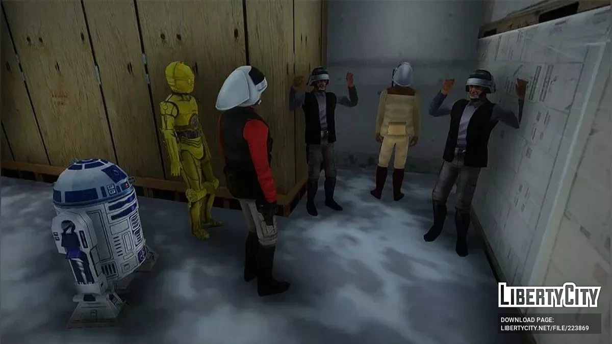 Скины повстанческих солдат из Star Wars / GTA San Andreas