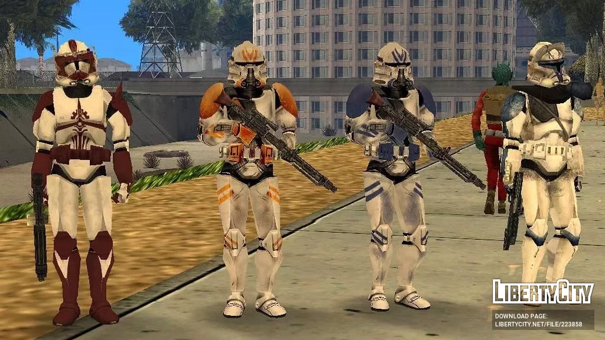 Star Wars — Clone Skins / GTA San Andreas