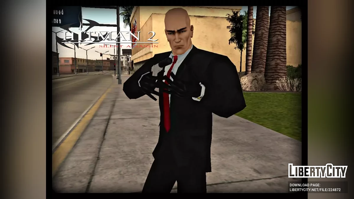 Агент 47 (Hitman 2: Silent Assassin) / GTA San Andreas