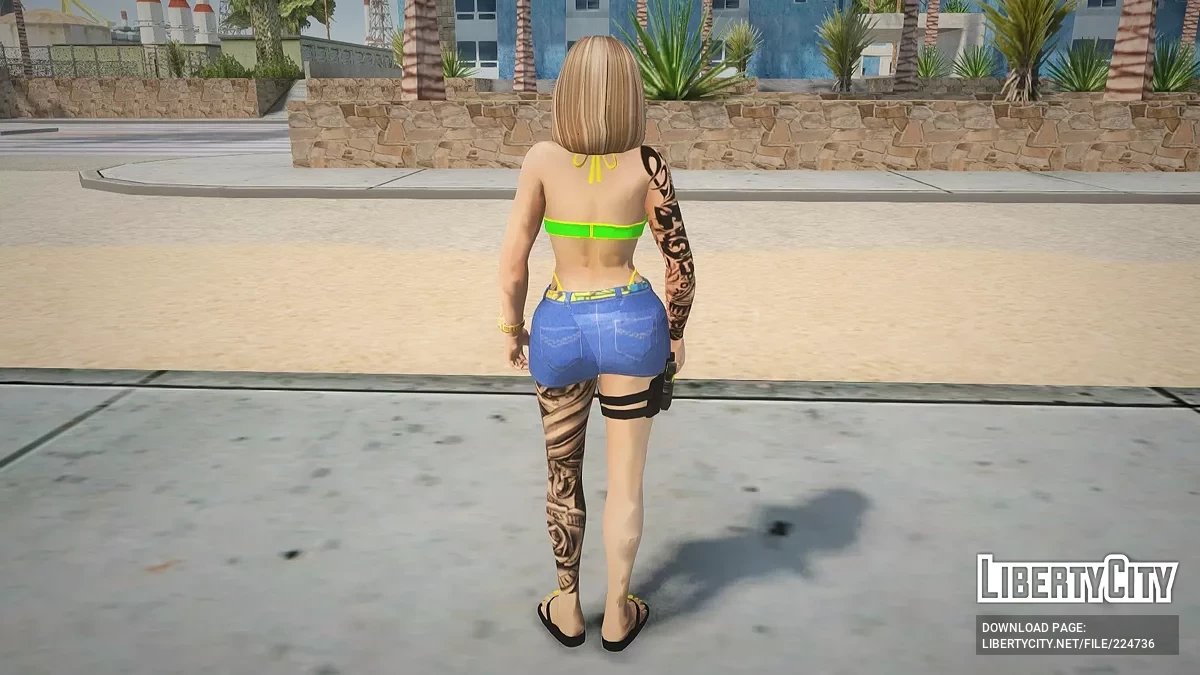 Случайный женский скин #970 / GTA San Andreas
