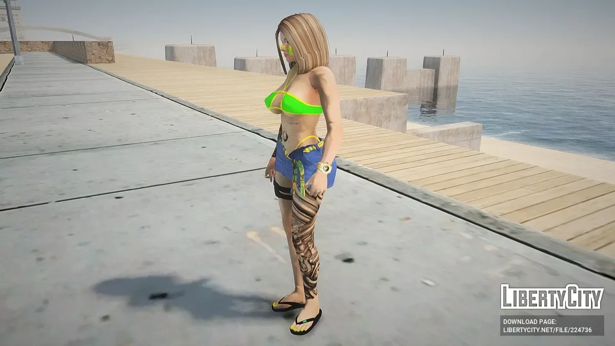 Случайный женский скин #970 / GTA San Andreas