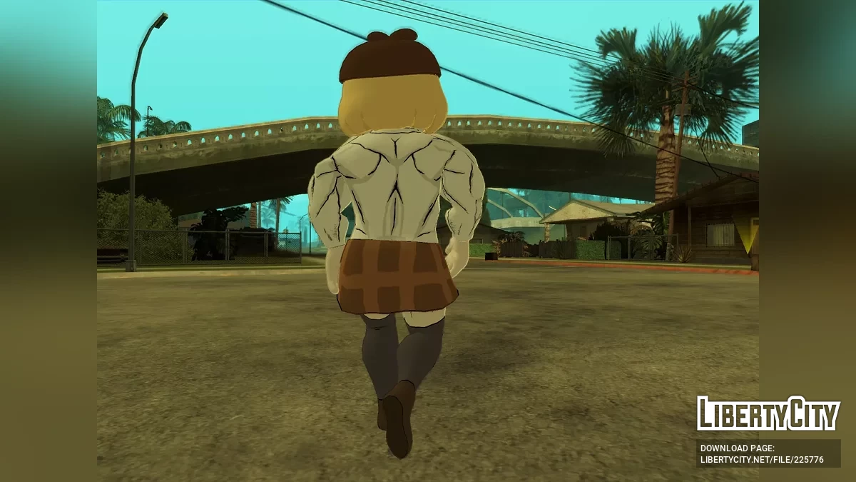 Buff Smol Ame (фан-модель Hololive) / GTA San Andreas