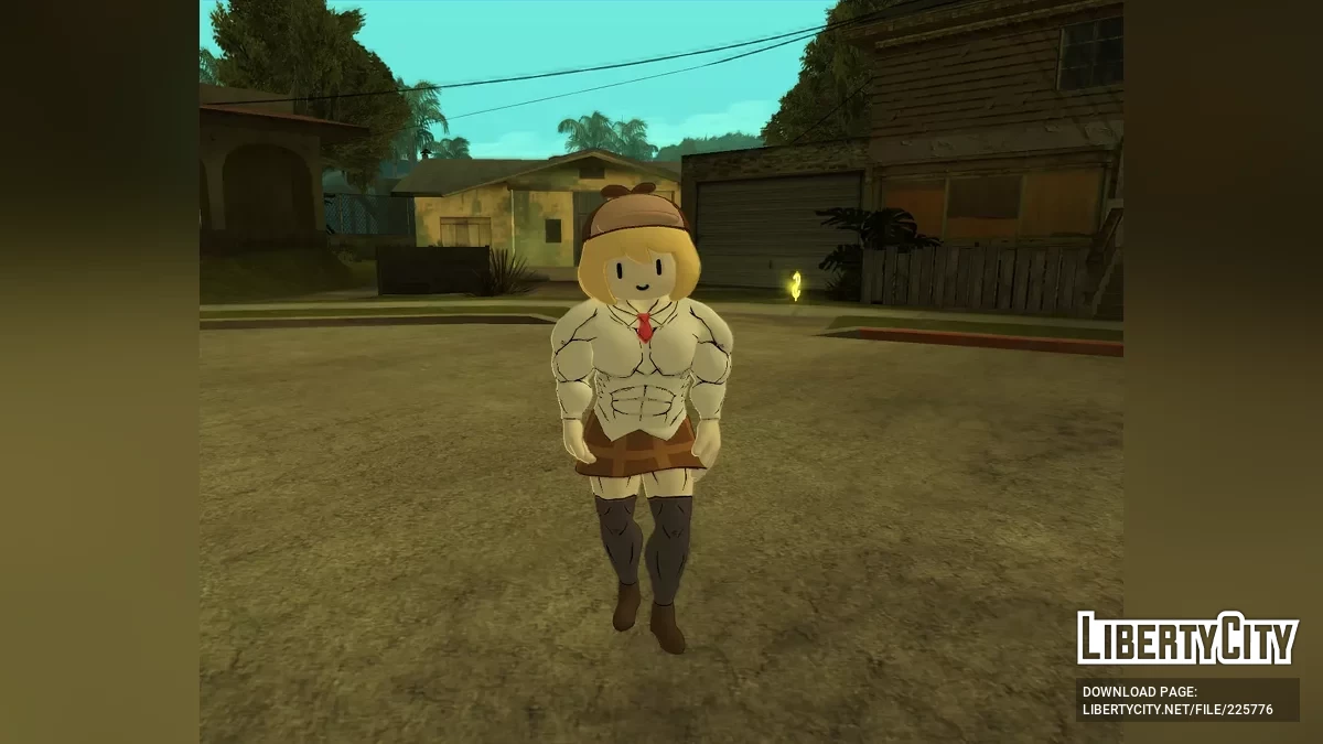Buff Smol Ame (фан-модель Hololive) / GTA San Andreas