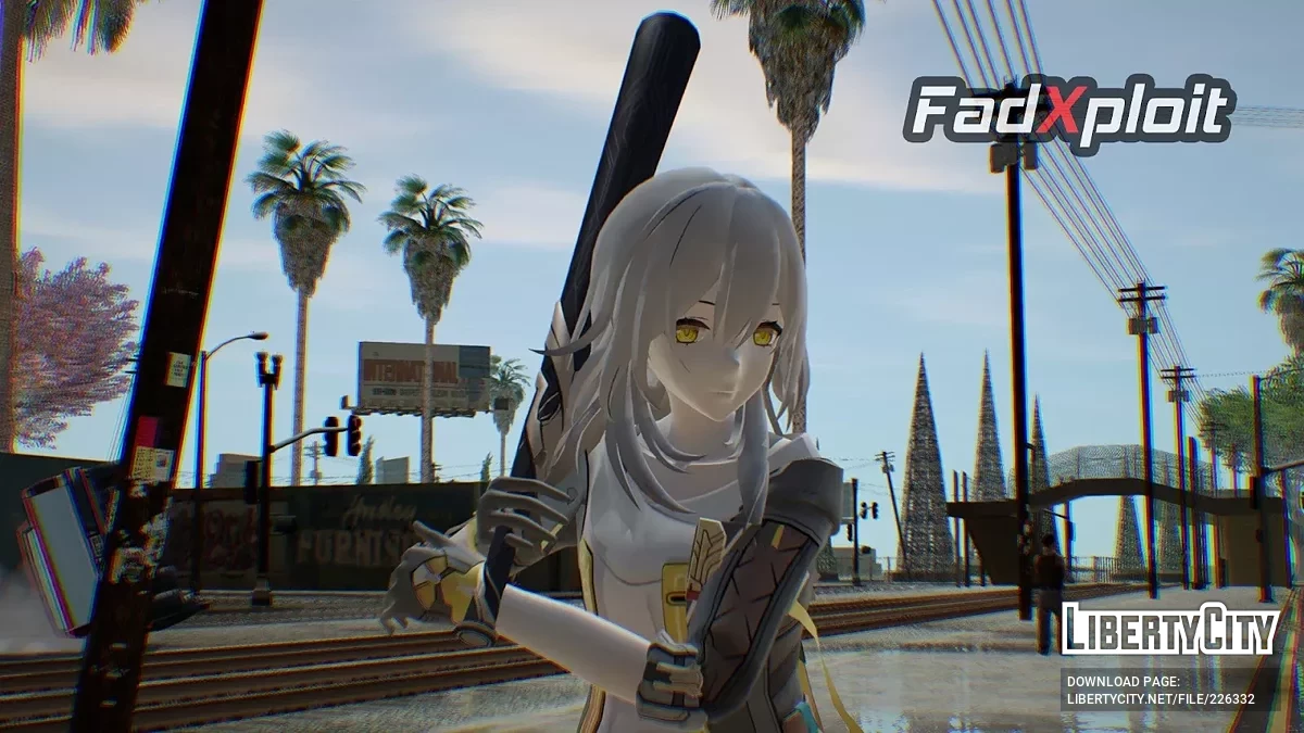 Стелла первопроходец из Honkai: Star Rail / GTA San Andreas