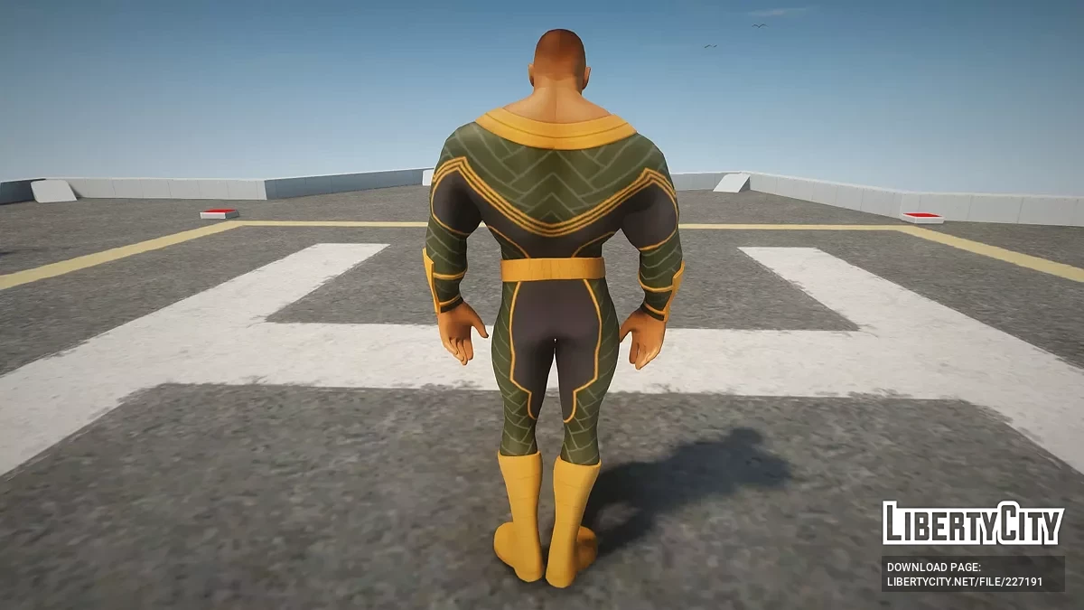 Black Adam из DC Dark Legion / GTA San Andreas