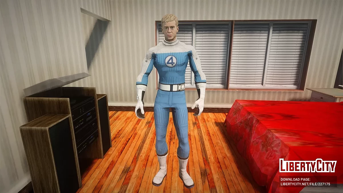 Человек-факел из The Fantastic 4: First Steps (Fortnite) / GTA San Andreas