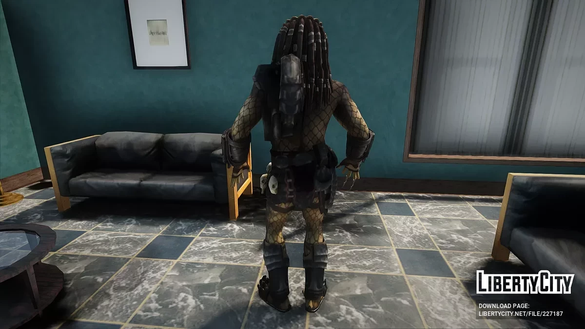Хищник без маски из Aliens vs. Predator: Requiem / GTA San Andreas