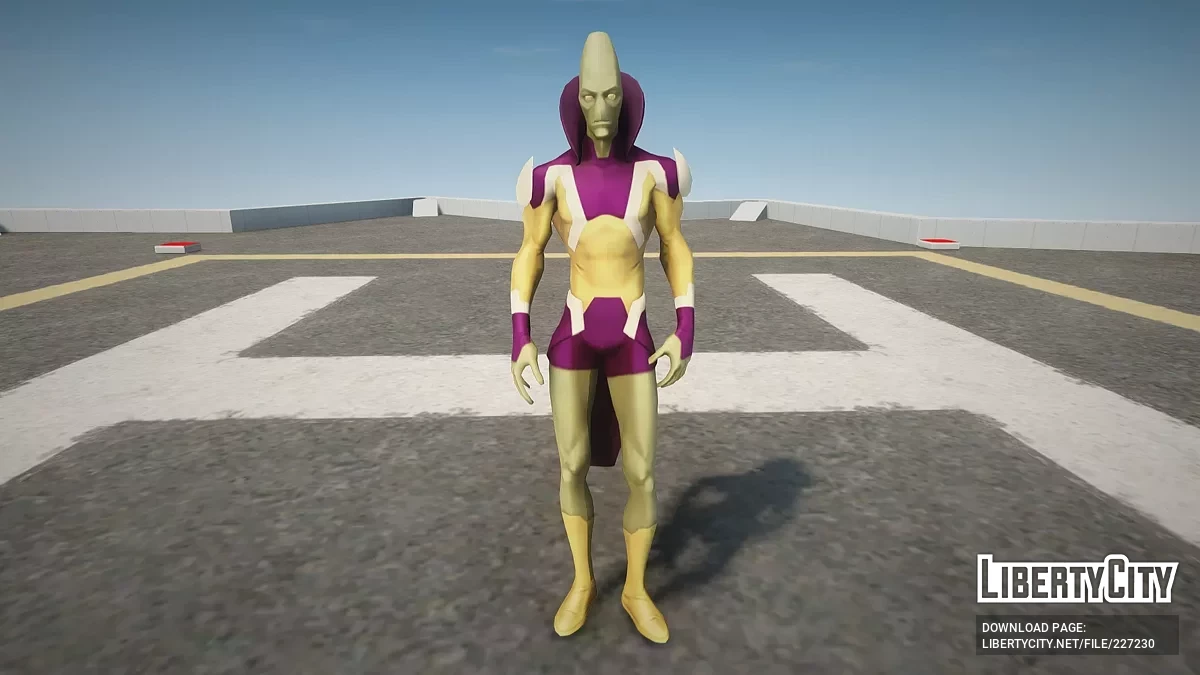 Марсианин из Guardians of the Globe / GTA San Andreas