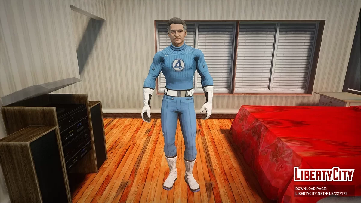 Мистер Фантастик из The Fantastic 4: First Steps (Fortnite) / GTA San Andreas