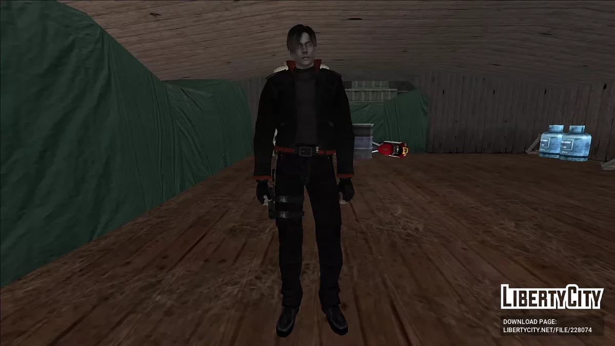 Леон из Resident Evil 4 / GTA San Andreas
