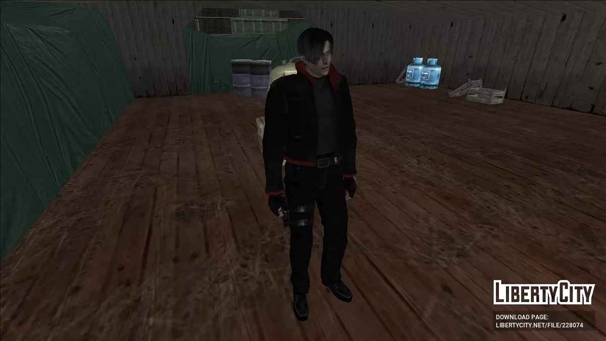 Леон из Resident Evil 4 / GTA San Andreas