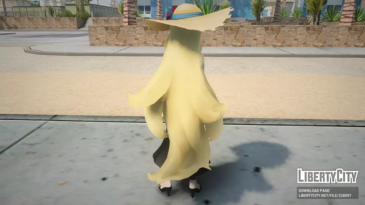 Синтия в летней одежде из Pokemon Masters / GTA San Andreas