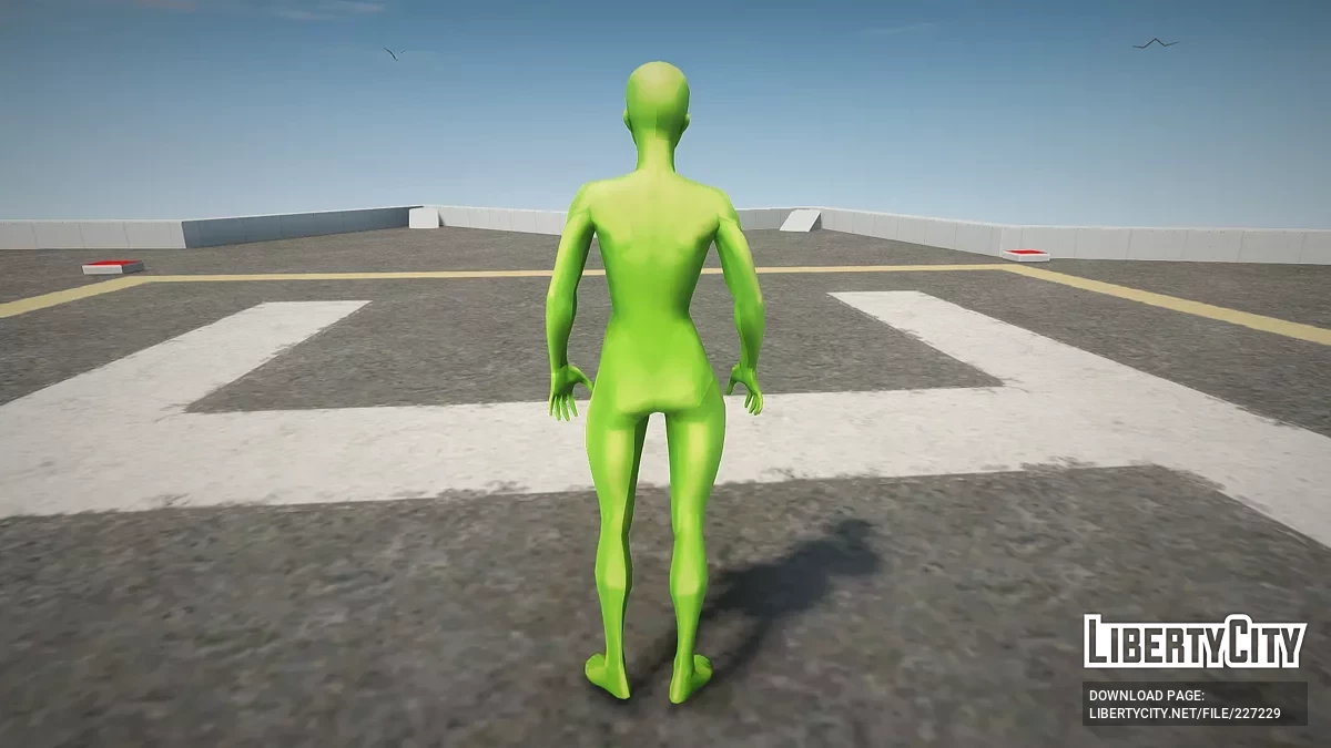 Зеленый призрак из Guardians of the Globe / GTA San Andreas