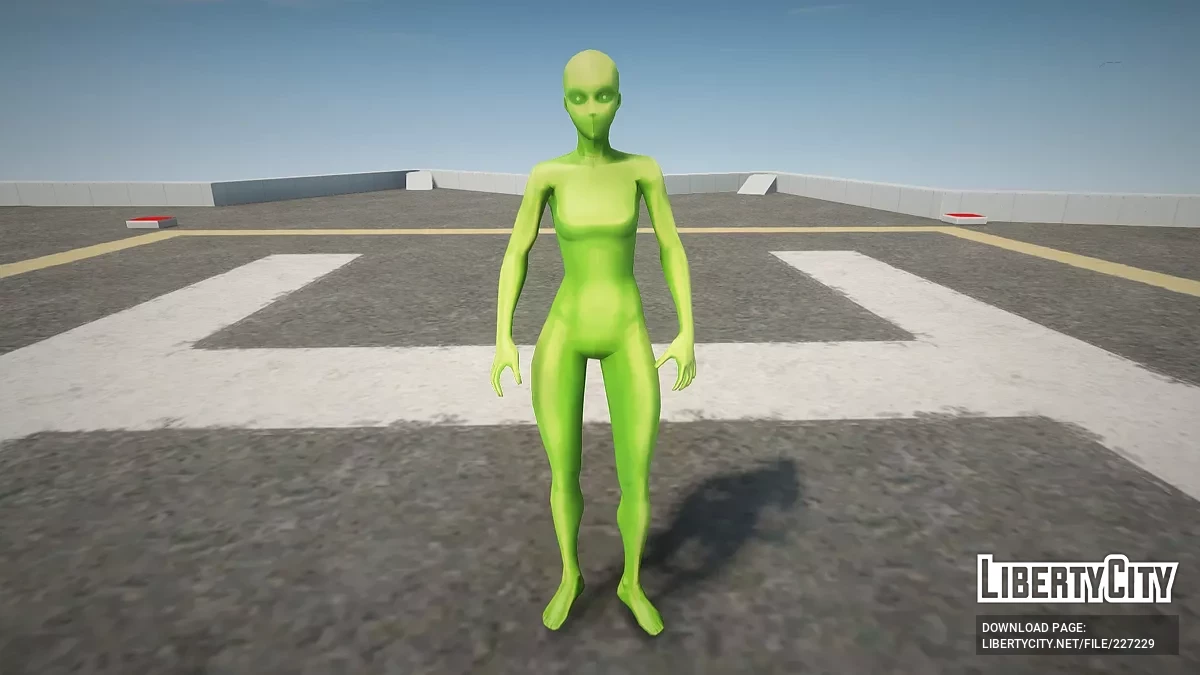 Зеленый призрак из Guardians of the Globe / GTA San Andreas