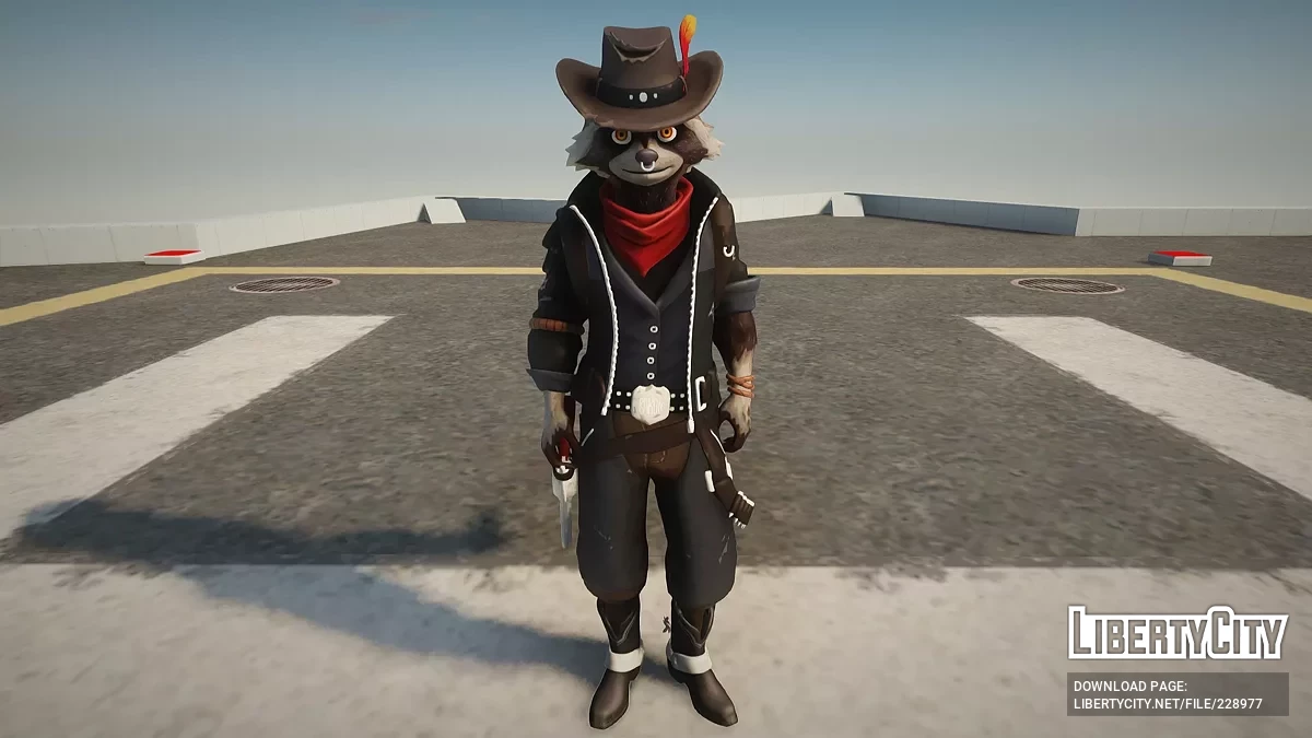 Clyde из Fortnite / GTA San Andreas