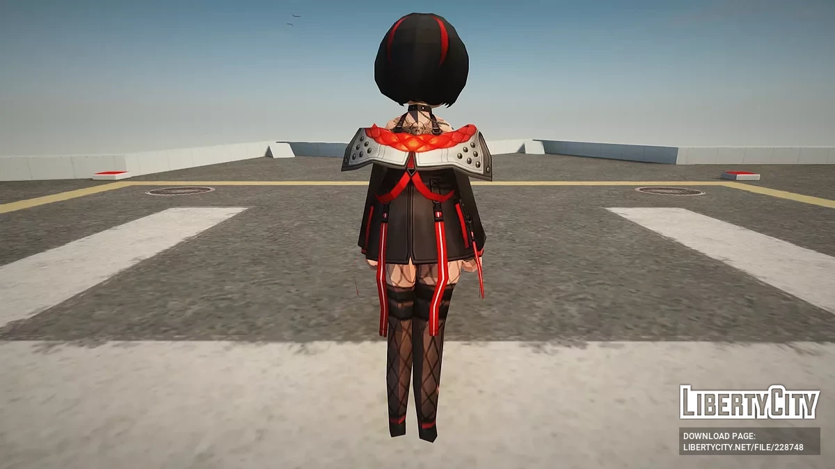 Crow из Goddess of Victory: Nikke / GTA San Andreas