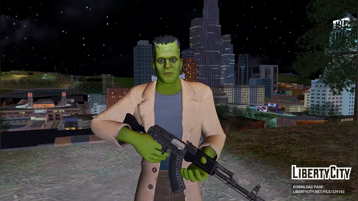 Франкенштейн из Fortnite / GTA San Andreas