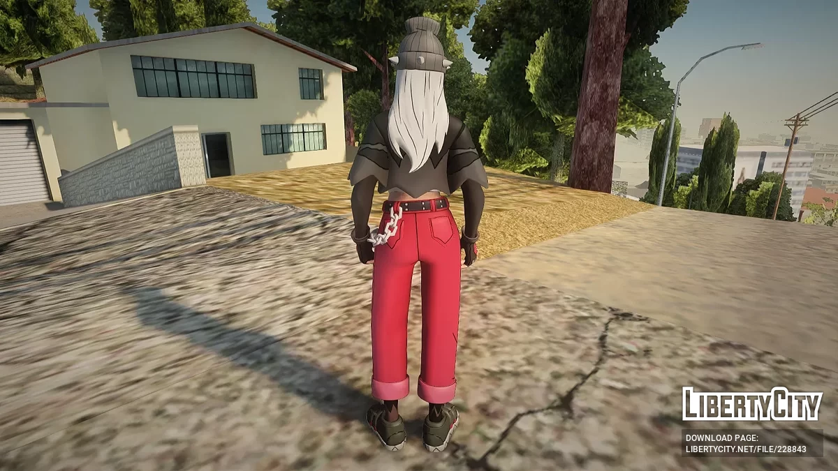 Greta Grim из Fortnite / GTA San Andreas