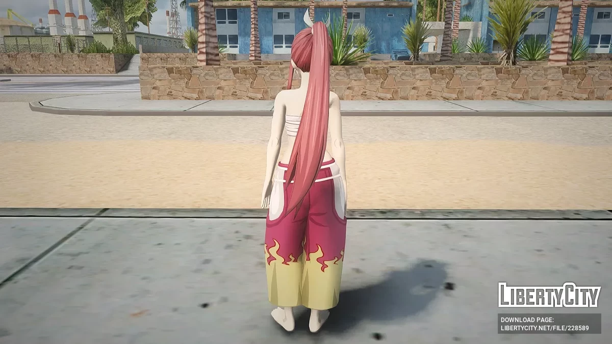 Эрза Скарлет из Хвост Феи / GTA San Andreas