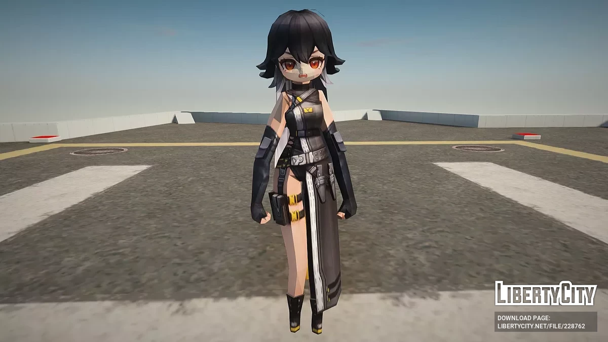 K из Goddess of Victory: Nikke / GTA San Andreas