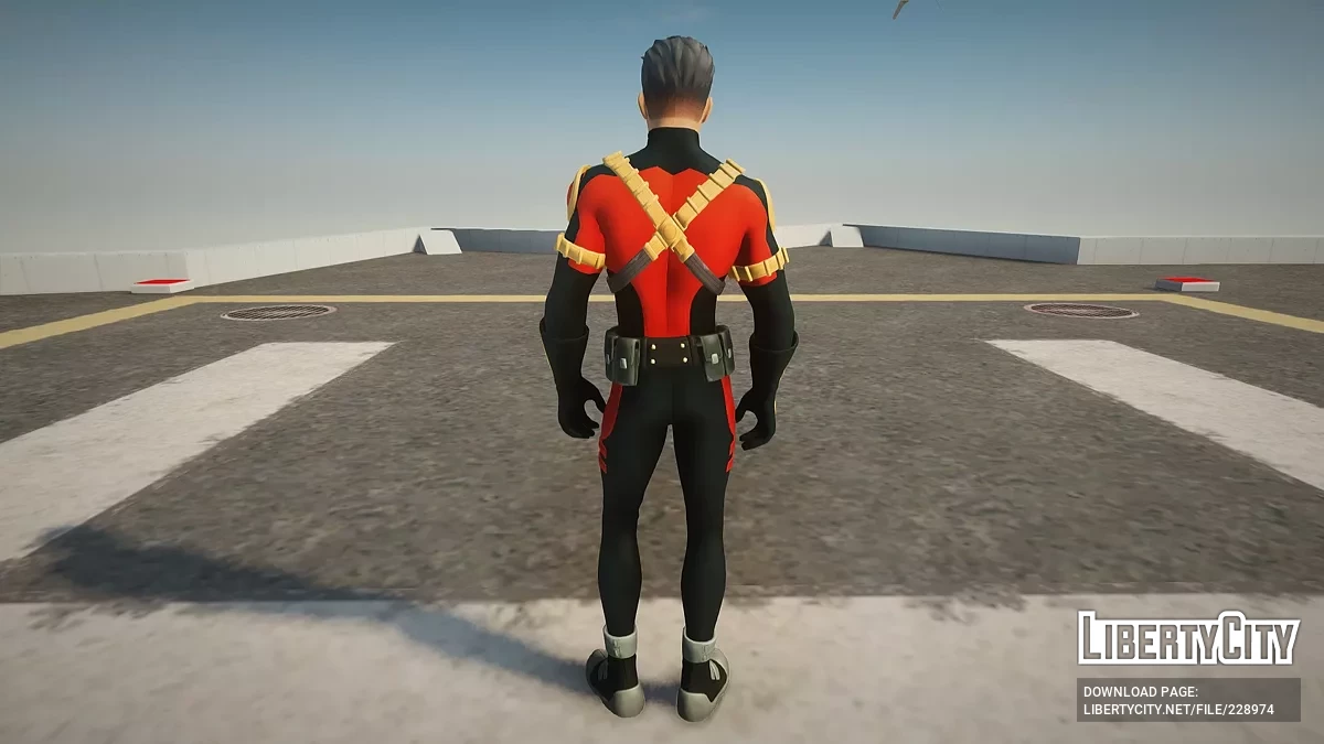Красный Робин из Fortnite / GTA San Andreas