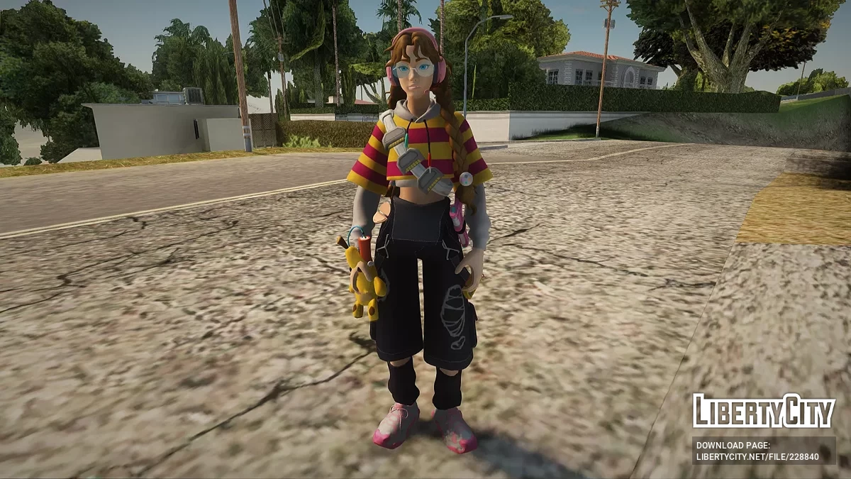 Pixelle из Fortnite / GTA San Andreas