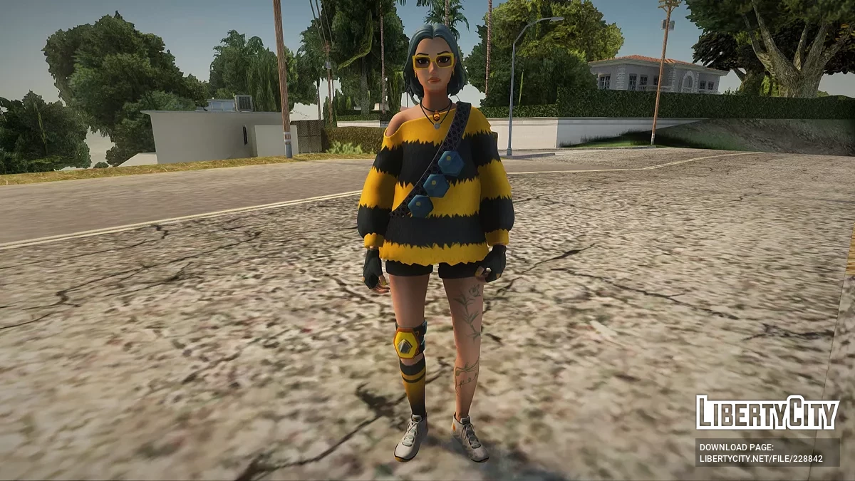 Polly из Fortnite / GTA San Andreas