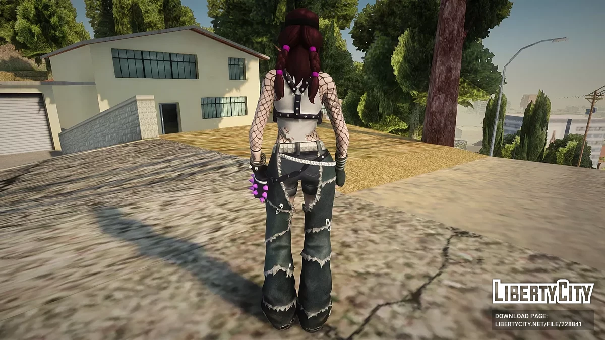 Punk Princess Phaedra из Fortnite / GTA San Andreas