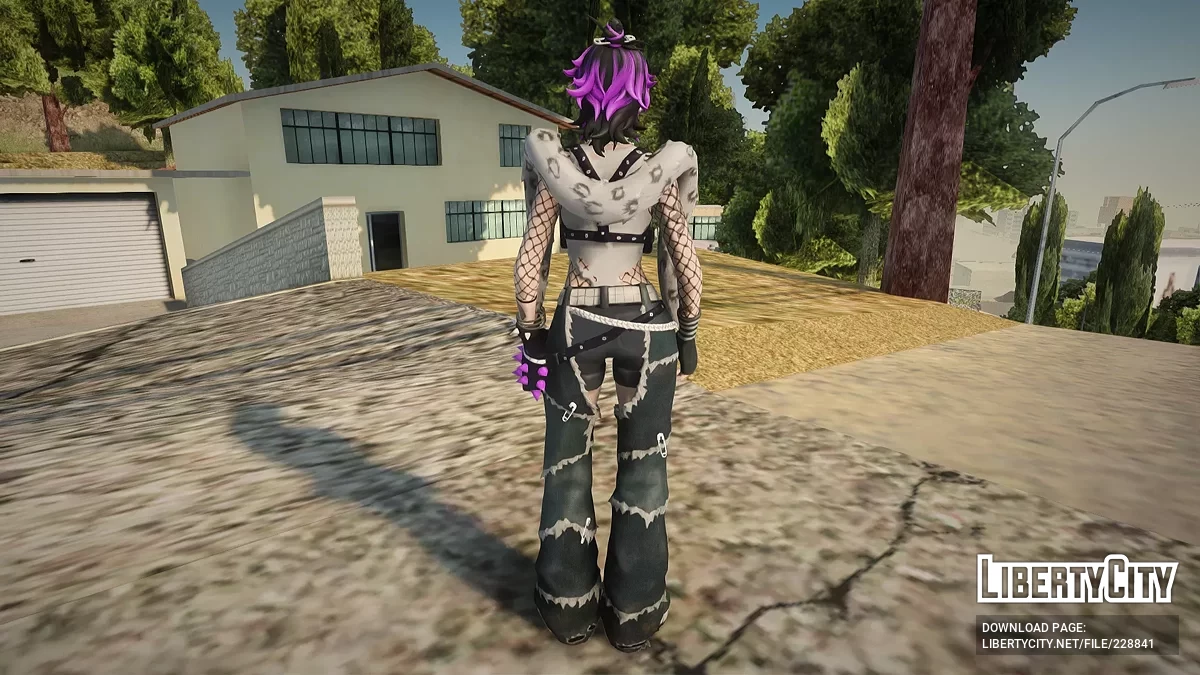 Punk Princess Phaedra из Fortnite / GTA San Andreas