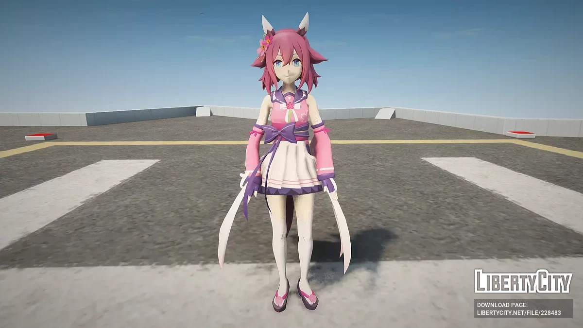 Сакура Чиёно О из Uma Musume / GTA San Andreas