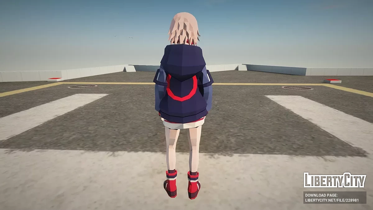 Sakura в стиле Streetwear из Crimson Storm / GTA San Andreas