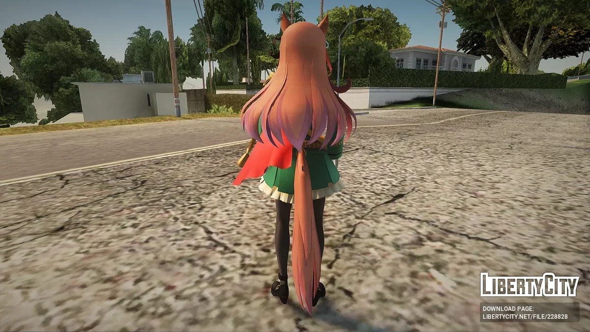 Симболи Рудольф из Uma Musume / GTA San Andreas