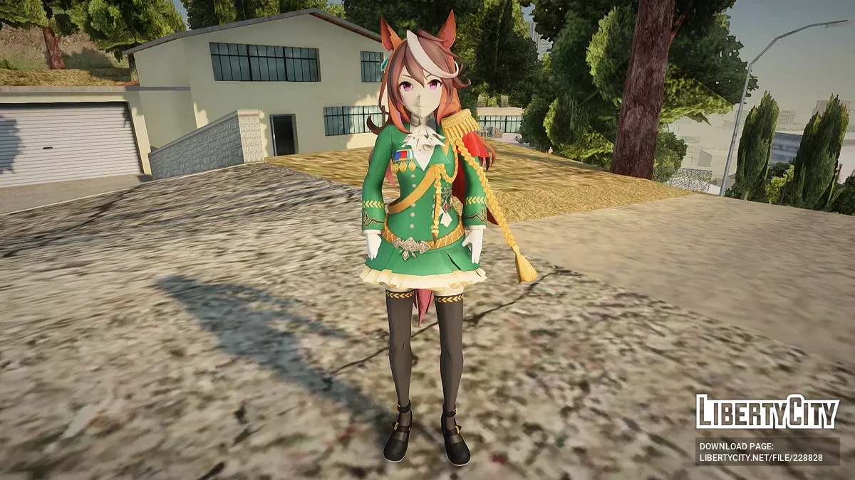 Симболи Рудольф из Uma Musume / GTA San Andreas