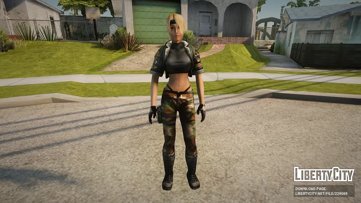Соня из Mortal Kombat: Shaolin Monks / GTA San Andreas