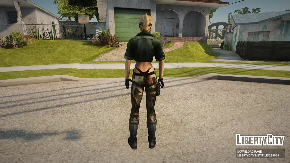 Соня из Mortal Kombat: Shaolin Monks / GTA San Andreas