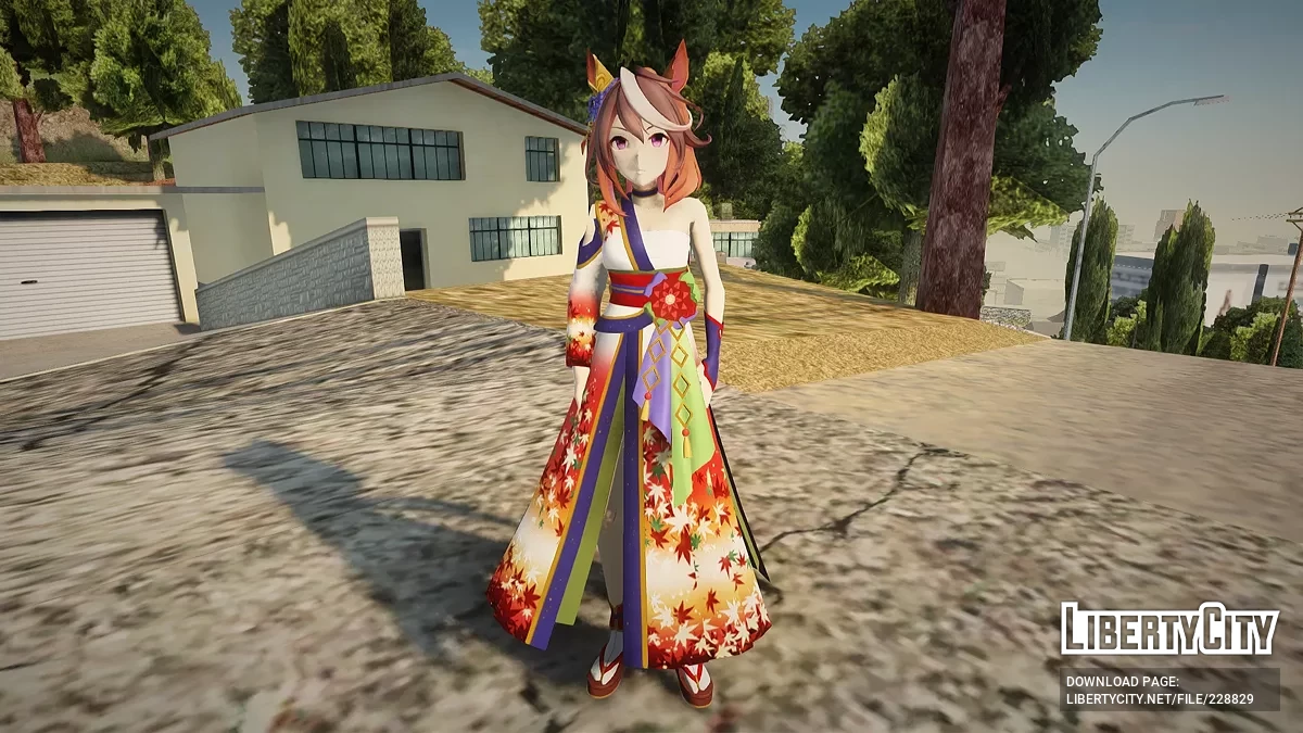 Symboli Rudolf Archer из Uma Musume / GTA San Andreas