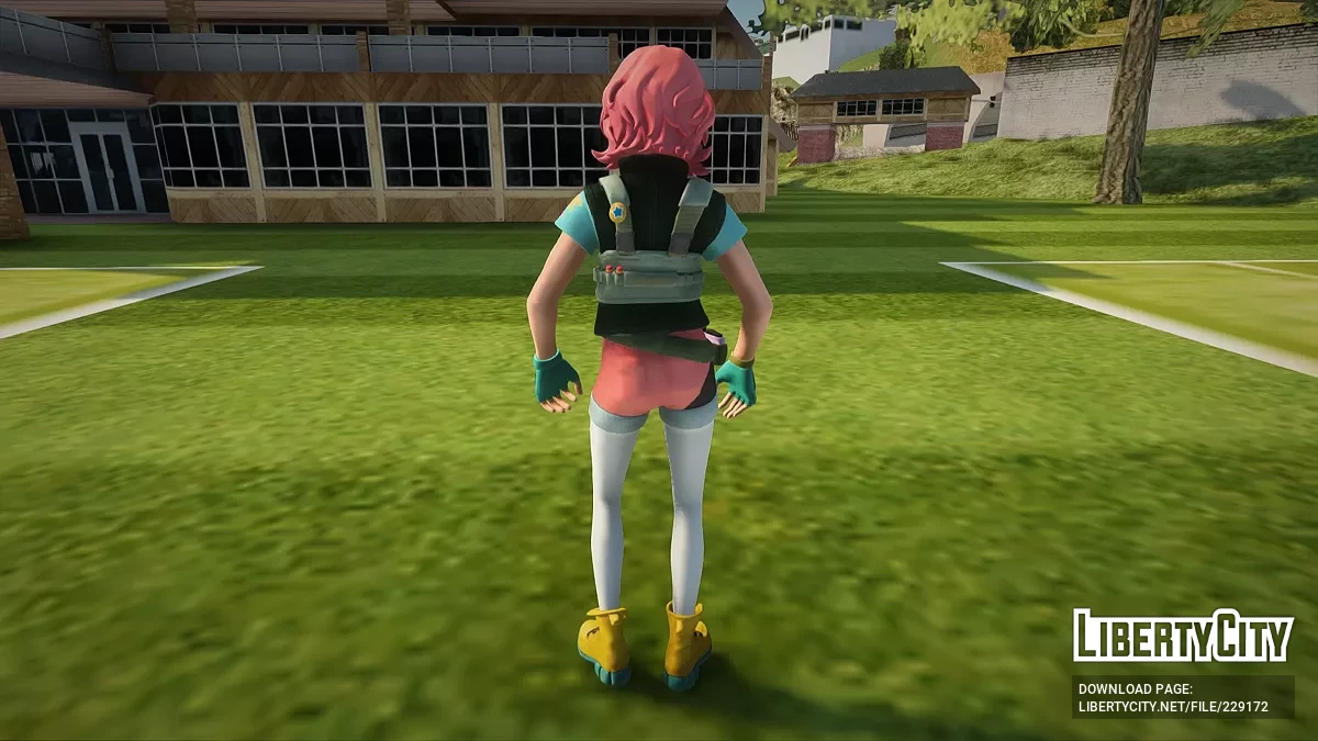 Undercover Skye из Fortnite / GTA San Andreas
